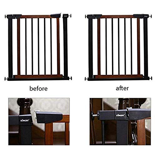 FCXBQ Baby Gate Barras telescópicas para escaleras para barandas Barrera de Seguridad para bebés Barras de perforación para Perros Gratis (Color: alto78 cm, tamaño: 243-250 cm)