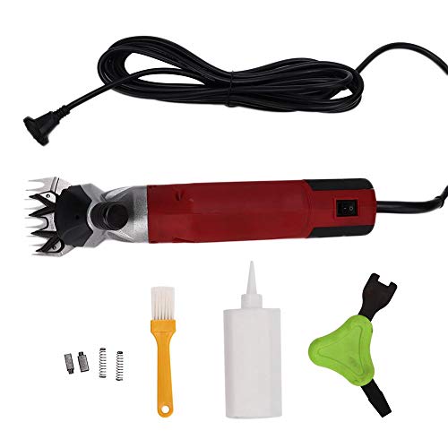 Fdit 500W Sheep Shears Electric Clipper Goats Kit de Corte de Velocidad Ajustable para Cabras, Alpaca, Llamas, Conejos de Angora, Granja de esquila de Animales