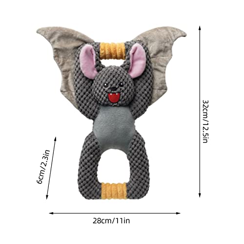 fdsfa Juguetes para Perros para Perros pequeños | Juguetes de Peluche chirriantes con Forma de murciélago únicos | Lindo Perro de Peluche de Peluche para Cachorros de dentición