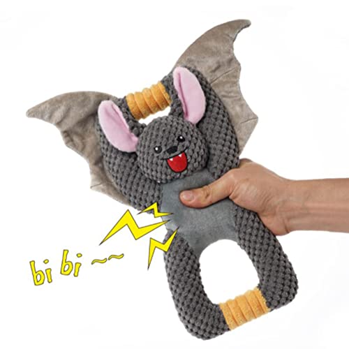 fdsfa Juguetes para Perros para Perros pequeños | Juguetes de Peluche chirriantes con Forma de murciélago únicos | Lindo Perro de Peluche de Peluche para Cachorros de dentición