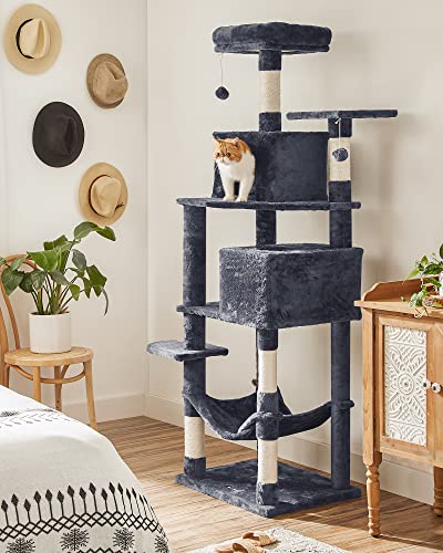 FEANDREA Árbol de Gatos, Torre de Gatos, Gris Ahumado PCT191G01