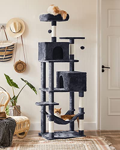 FEANDREA Árbol de Gatos, Torre de Gatos, Gris Ahumado PCT191G01