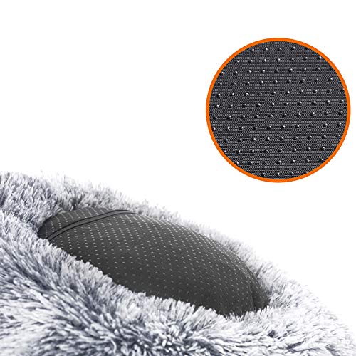 FEANDREA Cama para Perro y Gato, 80 cm, Gris Claro PGW040G01