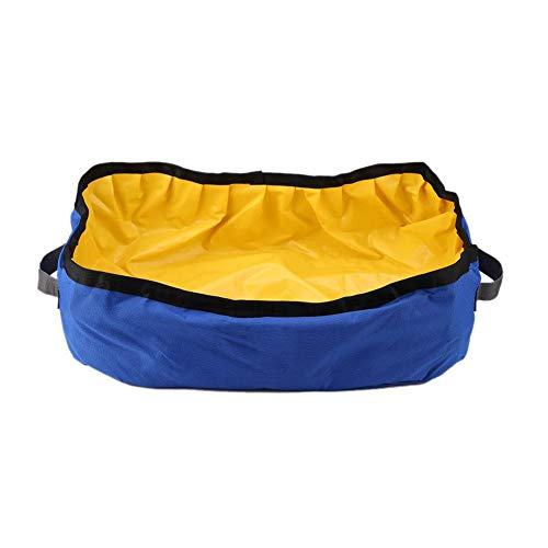 fegayu Caja de Arena de Viaje para Gatos, el Forro de Inodoro para Gatos es un transportador de Arena para Gatos portátil a Prueba de Agua, para Viajes, Bandeja de Arena Liviana para(Blue)