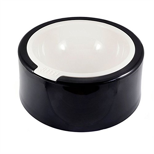 Fellipet Mix 'n' Match Kaleido Supreme - Cuenco para Perro, Color Negro y Blanco