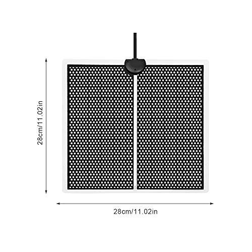 FEMONGY Manta Termica Reptiles, Manta Termica Terrario, Alfombrillas Térmicas para Reptiles, con Regulador de Temperatura, (0-35 Grados), para Arañas, Tortugas, Lagartos (28 x 28cm, 220 V-240V, 14W)