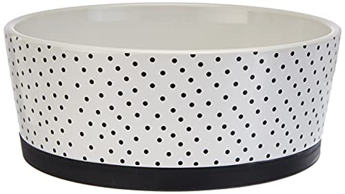 Ferplast Alya - Cuenco de cerámica para Gatos y Perros, 18,2 x 7,2 cm, 1,1 litros