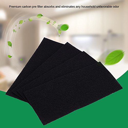 filtro carbon activo + Akozon 4 Filtros De Esponja De Carbono, Filtros De Esponja De Carbono De Repuesto Negro Para Purificador De Aire Total Holmes