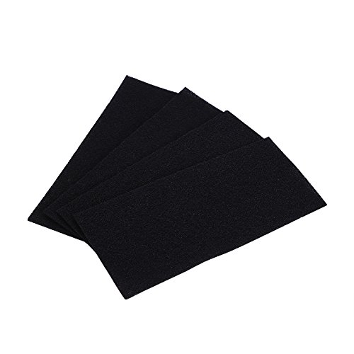 filtro carbon activo + Akozon 4 Filtros De Esponja De Carbono, Filtros De Esponja De Carbono De Repuesto Negro Para Purificador De Aire Total Holmes