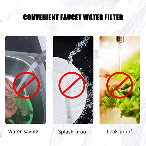 Filtro de grifo,Funien Grifo Purificador de filtro de agua Grifo de cocina Filtración Carbón activado Elimina el fluoruro de cloro Metales pesados ​​Suavizador de agua dura Filtro de grifo de agua
