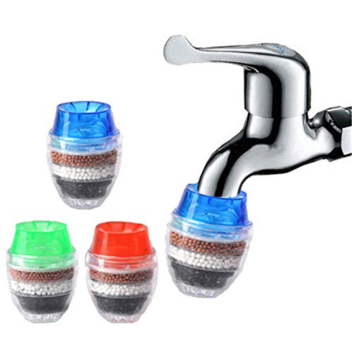 Filtro de grifo,Funien Grifo Purificador de filtro de agua Grifo de cocina Filtración Carbón activado Elimina el fluoruro de cloro Metales pesados ​​Suavizador de agua dura Filtro de grifo de agua