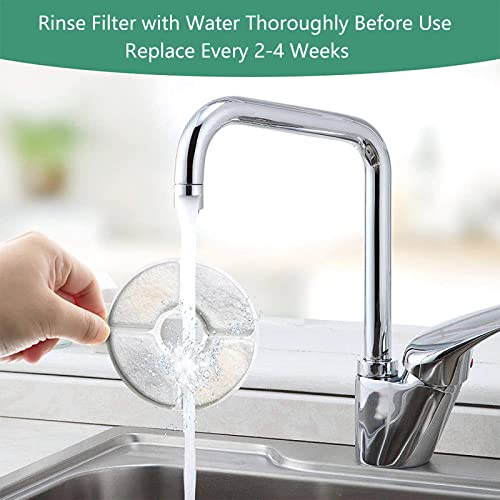 Filtros Fuente Agua Gatos - 12 Piezas Filtros de Repuesto para Fuente Gatos de Fuentes de Flores de Mascotas - con Resina y Carbón Activo - para Fuente de Gatos 1,6L 2L 2,4L
