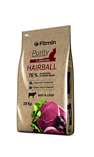 Fitmin Cat Purity Hairball Comida para Gatos, 10 kg