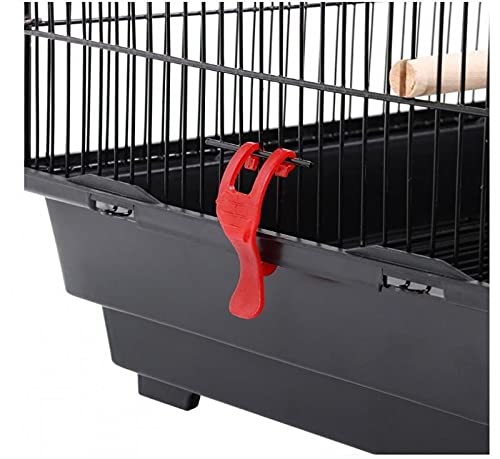 FJXJLKQS Pájaro Jaula Metal pájaro casa Hierro Loro Jaula pájaro Jaula Accesorios airey Malla Loro Red cría Jaula jerarquía Paloma Suministros (Color : 01)