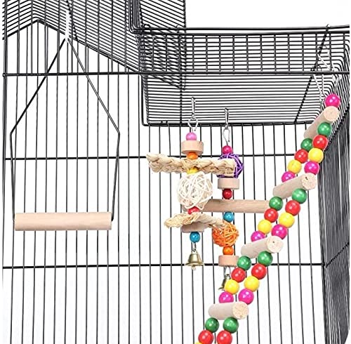 FJXJLKQS Pájaro Jaula Metal pájaro casa Hierro Loro Jaula pájaro Jaula Accesorios airey Malla Loro Red cría Jaula jerarquía Paloma Suministros (Color : 01)