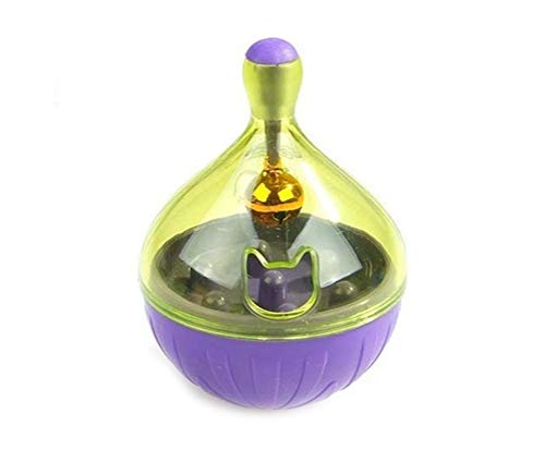 Flashing Juguete Interactivo para Gatos IQ Treat Ball, Juguetes Más Inteligentes para Mascotas, Dispensador De Comida para Gatos, Bolas De Entrenamiento, Suministros para Mascotas (Color : B)