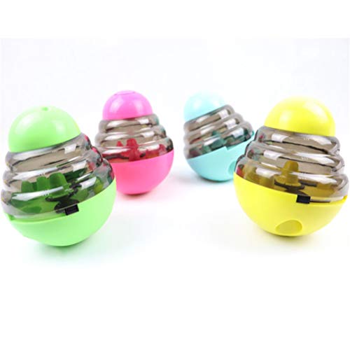 Flashing Juguete Interactivo para Gatos IQ Treat Ball, Juguetes Más Inteligentes para Mascotas, Dispensador De Comida para Gatos, Bolas De Entrenamiento, Suministros para Mascotas (Color : I)