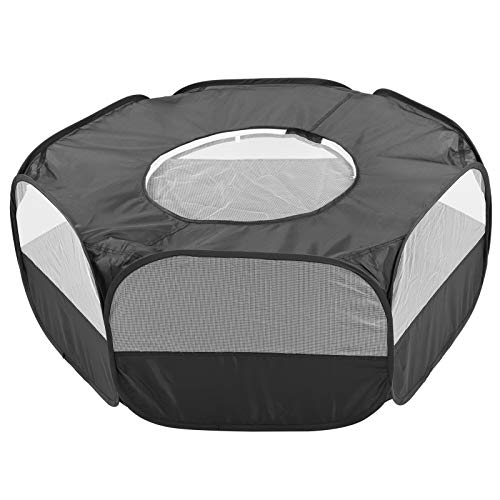 Fockety Tienda portátil para jaulas para Mascotas, Cerca Plegable Tienda para jaulas para Mascotas, Transparente para Cachorros, Gatos, Conejos, jaulas para jaulas, Tela + Metal para bebés,(#1)