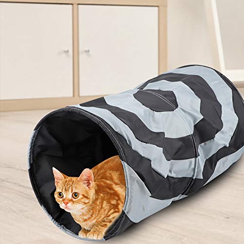 FOTABPYTITunnel Outdoor Pet Cat Tunnel, Blue Cat Tunnel, Indoor for Cat Pet(Black)