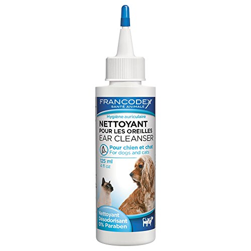 Francodex - Limpiador de oidos para Perros y Gatos 125 ml