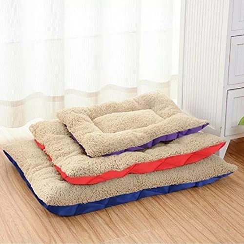 Freenfitmall Cama para perro, gato y mascota almohada polar para perros grandes, uso de terciopelo de piel, desmontable y lavable (XXXL, café ligero)