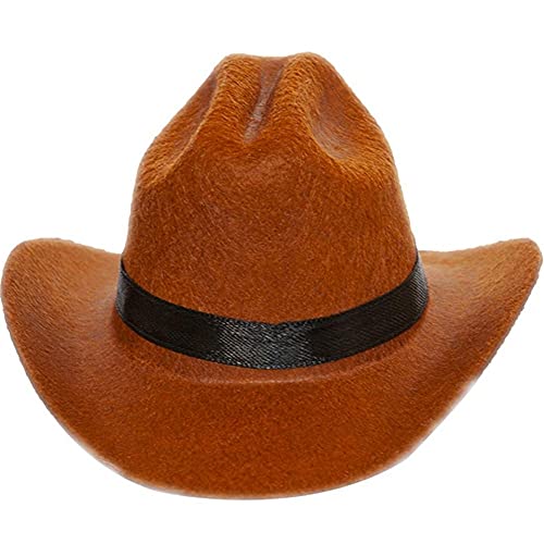 Froiny 1 Unid Hombre Petría Divertido para Dog Cat Cat Westernow Cowboy Hat Photo Proporte Cap Perro Universal para Poste Calle Halloween Accesorios Pet Mascotas
