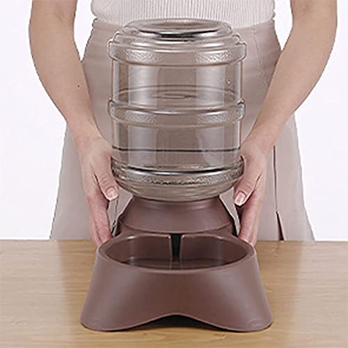 Fuente de gato Alimentador automático, Dispensador de agua automático for mascotas Alimentador de gato Dispensador de perro Auto Bebida Fuente Mascota Grande Capacidad 3.8L Alimentador de agua Dispens