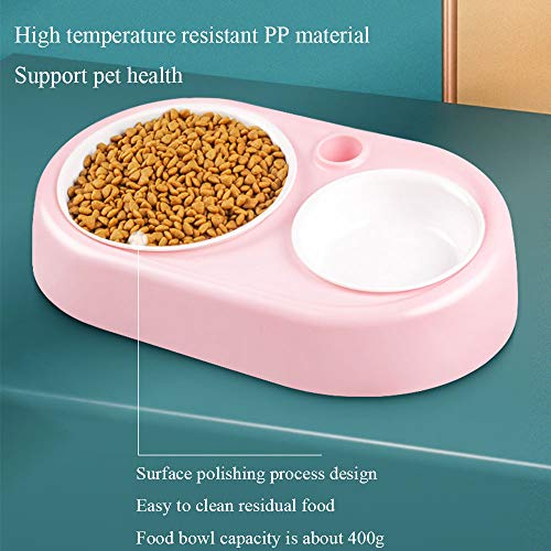 Fuente Para Beber Para Perros, Fuente Para Beber Para Mascotas, Para Gatos, Alimentación Automática De Agua, Fuente Para Beber Con La Boca No Húmeda, Suministros Para Mascotas, Cuenco De Arroz,Blanco