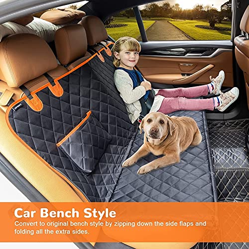 Funda Coche Perro Funda De Asiento De Coche Para Perro, Resistente Al Agua, Resistente A Los Arañazos, Antideslizante, Duradera, Suave, Funda De Asiento Para Mascotas, Hamaca Cubre Asientos Coche Perr