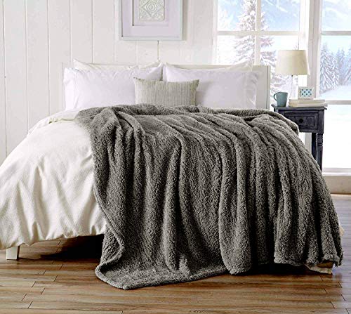 Furrybaby Manta de Felpa Mullida para Perros de Primera Calidad, Suave y Cálida Manta para Mascotas para Perros y Gatos (XXL 150x200cm, Gris)