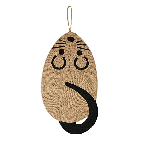 FURU Alfombrilla rascador para Gatos Sisal Natural Antideslizante EVA Gatito Colgando Rasguño Alfombra Almohadilla para rascar el Piso del Gato Alfombra Protectora Sofá Alfombrilla para rascar Gatos