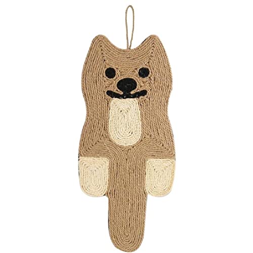 FURU Alfombrilla rascador para Gatos Sisal Natural Antideslizante EVA Gatito Colgando Rasguño Alfombra Almohadilla para rascar el Piso del Gato Alfombra Protectora Sofá Alfombrilla para rascar Gatos