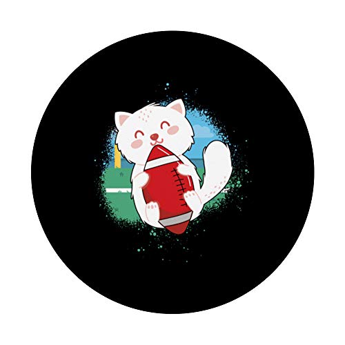 Fútbol Americano Gatos De Rugby Gatos Mascota Gatito Regalo PopSockets Agarre y Soporte para Teléfonos y Tabletas