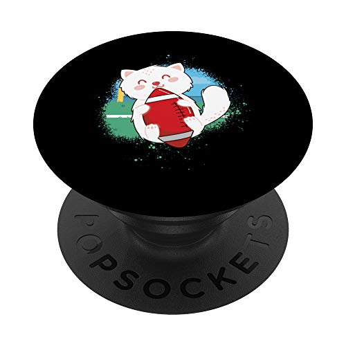 Fútbol Americano Gatos De Rugby Gatos Mascota Gatito Regalo PopSockets Agarre y Soporte para Teléfonos y Tabletas