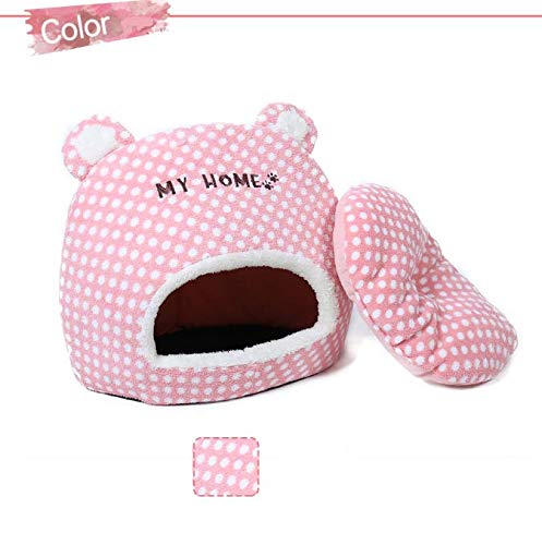 FVNJHL Nido de Gato Multifuncional Tablero de Salto Desmontable Cama de Gato Parque Infantil Mascota Carpa Interior para Gatito Gato Cachorro Perrera Casa 32 * 42 * 38.5Cm