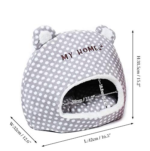 FVNJHL Nido de Gato Multifuncional Tablero de Salto Desmontable Cama de Gato Parque Infantil Mascota Tienda de Interior para Gatito Gato Perrito Casa de la Perrera