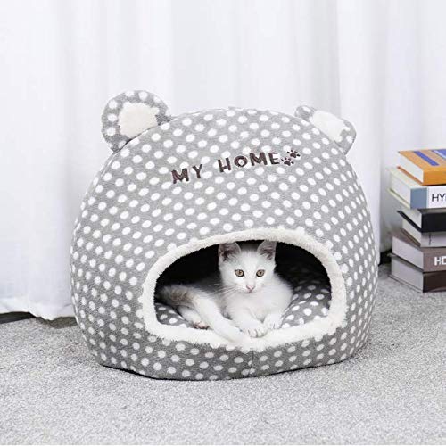 FVNJHL Nido de Gato Multifuncional Tablero de Salto Desmontable Cama de Gato Parque Infantil Mascota Tienda de Interior para Gatito Gato Perrito Casa de la Perrera