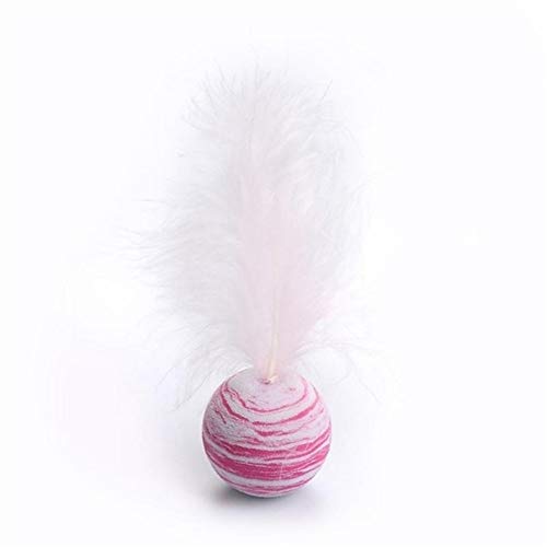 Gadgets juguetes Juguetes for mascotas - gato de juguete bola de la estrella Plus pluma EVA material ligero de espuma de pelota de juguete Suministros diversión interactiva de juguete de felpa palillo