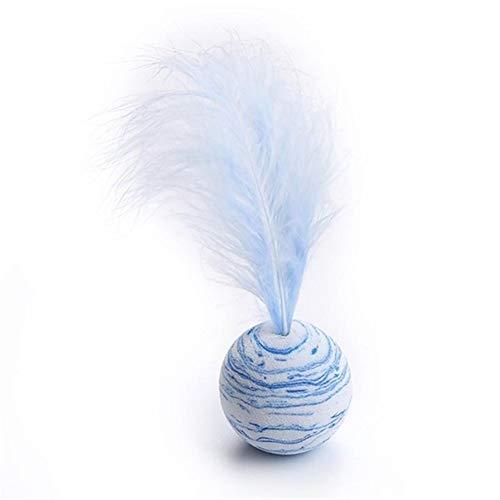 Gadgets juguetes Juguetes for mascotas - gato de juguete bola de la estrella Plus pluma EVA material ligero de espuma de pelota de juguete Suministros diversión interactiva de juguete de felpa palillo