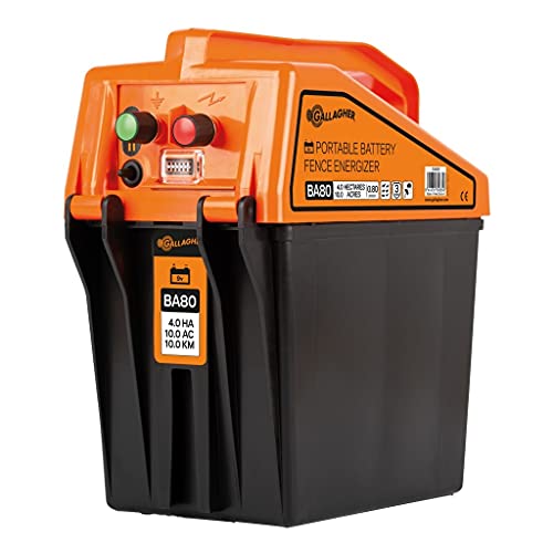 Gallagher Dispositivo de electricidad/batería BA80 (9 V/12 V).