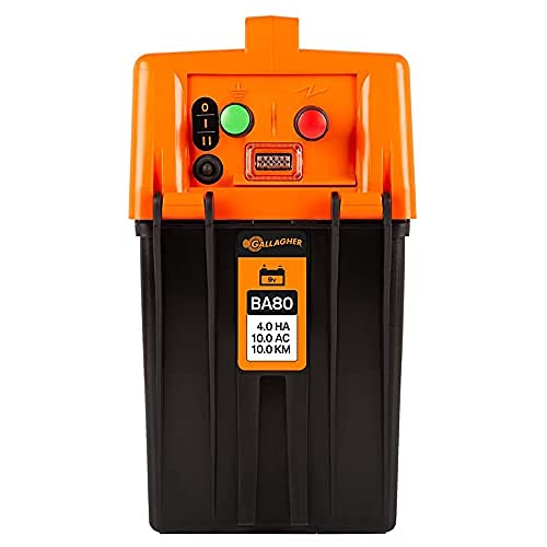 Gallagher Dispositivo de electricidad/batería BA80 (9 V/12 V).