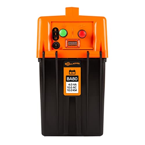 Gallagher Dispositivo de electricidad/batería BA80 (9 V/12 V).