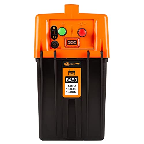 Gallagher Dispositivo de electricidad/batería BA80 (9 V/12 V).