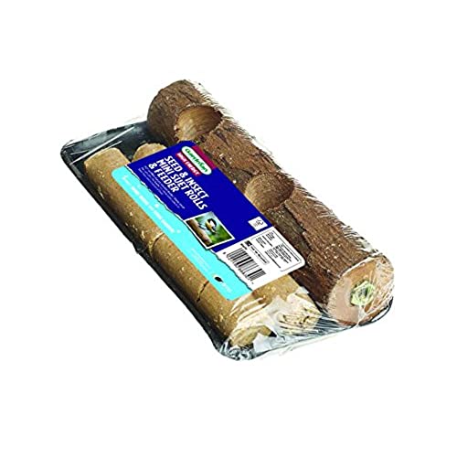 Gardman Semillas e Insectos Mini Rollos y alimentador para pájaros Silvestres