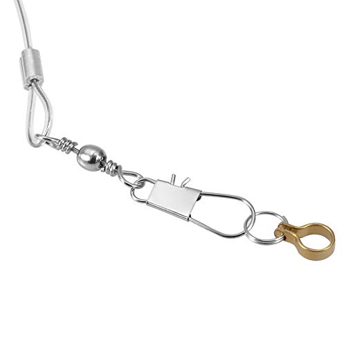 Garosa Cuerda de Entrenamiento voladora antimordida para pájaros de 6 m Kit de Correa para Mascotas Cuerda de Entrenamiento voladora antimordida al Aire Libre Color Aleatorio(4.5MM+6M)
