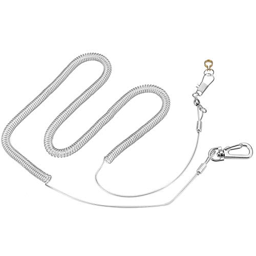 Garosa Cuerda de Entrenamiento voladora antimordida para pájaros de 6 m Kit de Correa para Mascotas Cuerda de Entrenamiento voladora antimordida al Aire Libre Color Aleatorio(4.5MM+6M)
