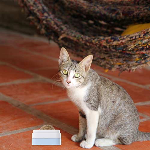 Gato Catnip Ball Toys: 2 Unids Gato Gato Golosinas Giratorias Gato Dental Gato Gatos Masticar Juguete Dientes Limpieza Comestible Gato Catnip para Mascotas