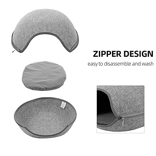 Gato Cueva de mascotas, Cama cueva de gato para gatos Gatitos Mascotas, Casa para Gatos Interior, Lujo Cama para Gatos/Perros Pequeños/Animal Doméstico