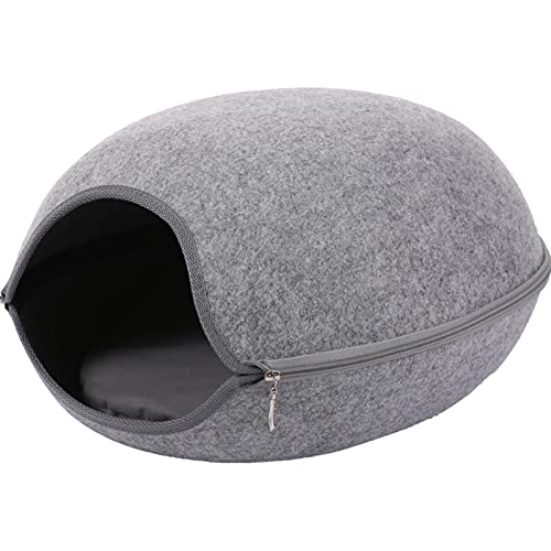 Gato Cueva de mascotas, Cama cueva de gato para gatos Gatitos Mascotas, Casa para Gatos Interior, Lujo Cama para Gatos/Perros Pequeños/Animal Doméstico