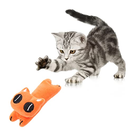 Gato relleno de hierba gatera juguete interactivo juguetes de peluche para gatos de interior gatito masticar juguete animales de peluche gran regalo colores brillantes juguetes para gatos